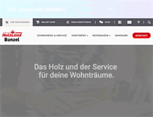 Tablet Screenshot of bunzel.de